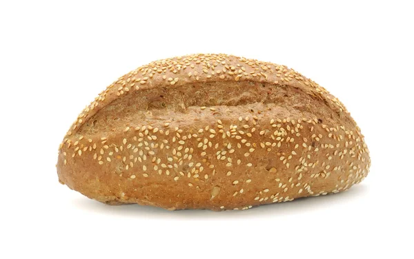 麸皮面包与芝麻籽 — 图库照片