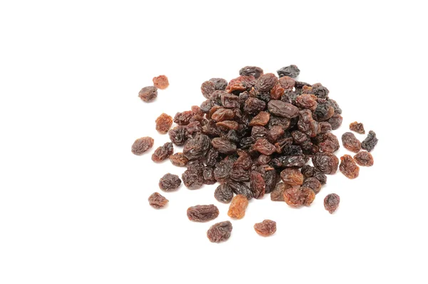 Pile of Raisins Isolated on White Background — Stock Photo, Image