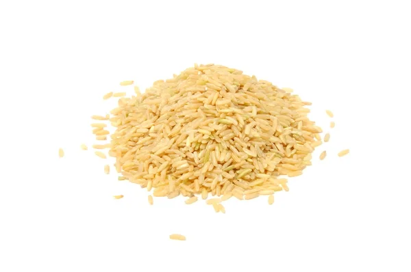 Pile de riz brun — Photo