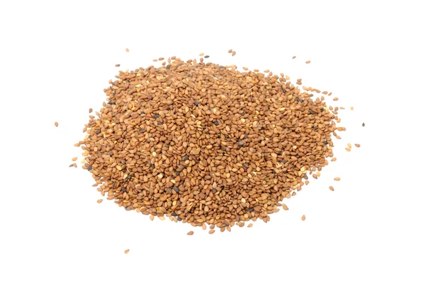 Pile of Tan Sesame Seeds — Stock Photo, Image