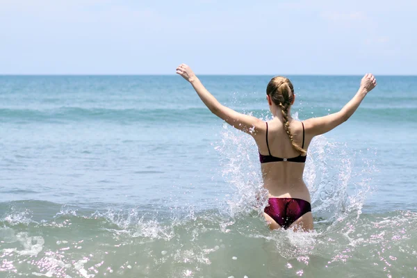 stock image On a wave crest