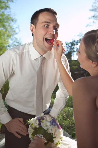 Colpo nuziale di sposa — Foto Stock