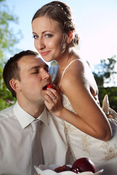 Весільний знімок нареченої — стокове фото