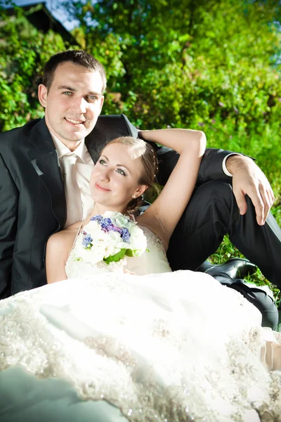 Hochzeitsfoto der Braut — Stockfoto