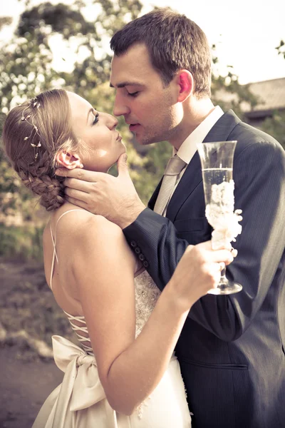 Bröllopsbild av bruden — Stockfoto