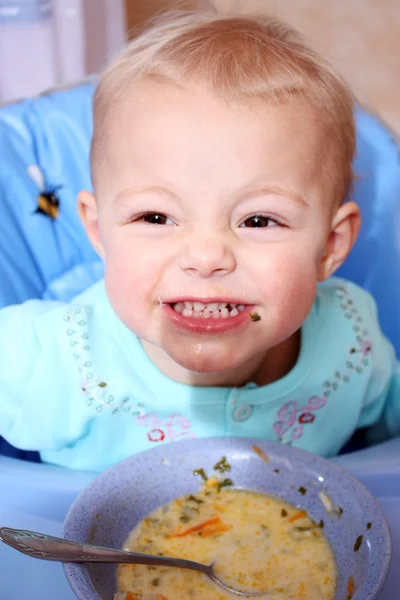 Manger bébé — Photo