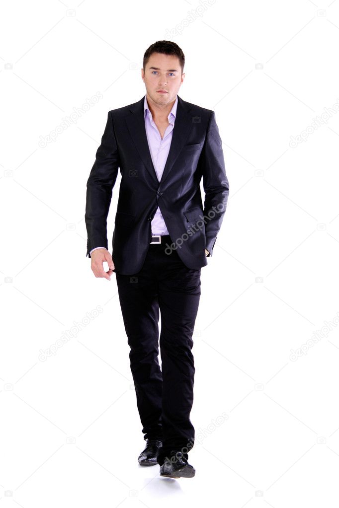 Young Business Man Full Body — Stock Photo © Arkusha #5174064