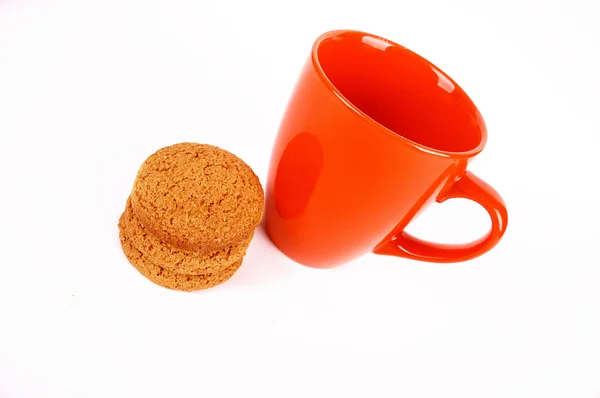 Tassen Für Tee Auf Weißem Hintergrund — Stockfoto