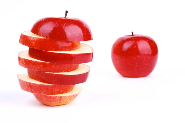 빨간 신선한 사과 — 스톡 사진
