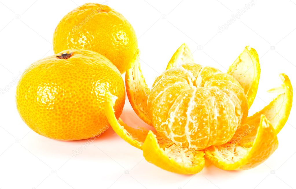 Tropical fruit. Tangerine