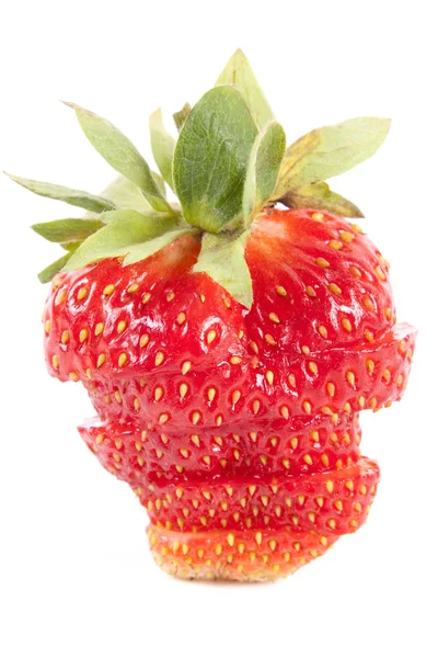 Geschnittene Erdbeere — Stockfoto