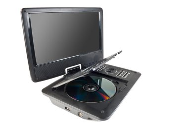 Portable dvd player clipart