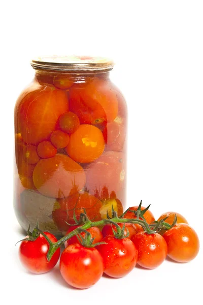Tomates enlatados — Foto de Stock