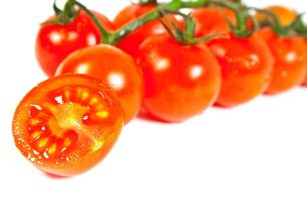 Muitos tomates cereja — Fotografia de Stock