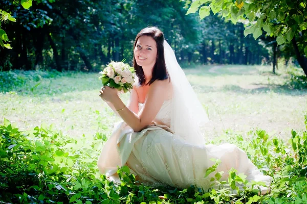 Портрет невесты — стоковое фото