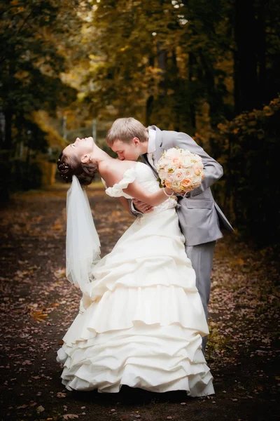Retrato de recém-casados — Fotografia de Stock