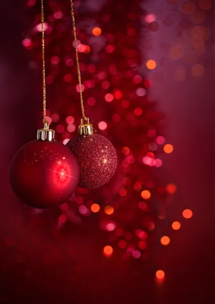 붉은 색의 크리스마스 배열 — 스톡 사진