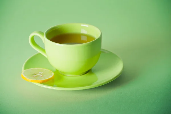 La tazza di tè verde — Foto Stock
