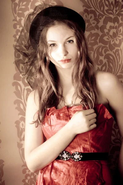 Krásná dívka portrét — Stock fotografie