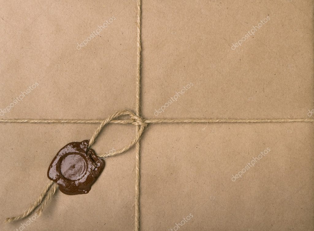 Parcel with a rope and wax Stock Photo by ©vkph64 5315880