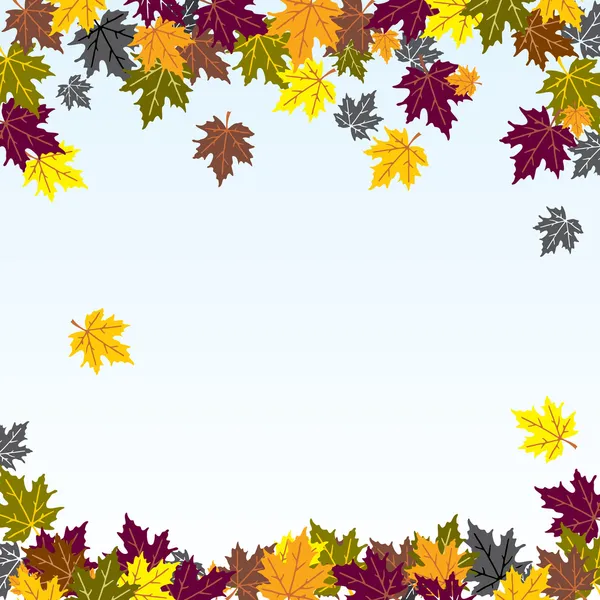 Leaf fall — Stock Vector