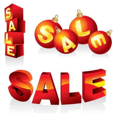 Sale design elements clipart