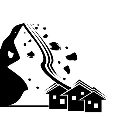 Earthquake simbol clipart