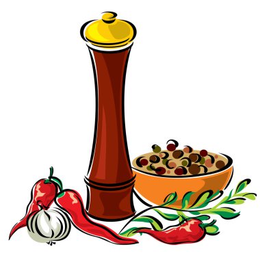 Spices clipart