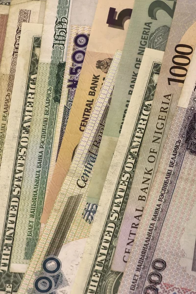 Része a papír valuta — Stock Fotó