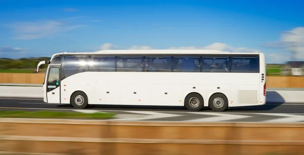 Bus in motion — Stock Photo, Image