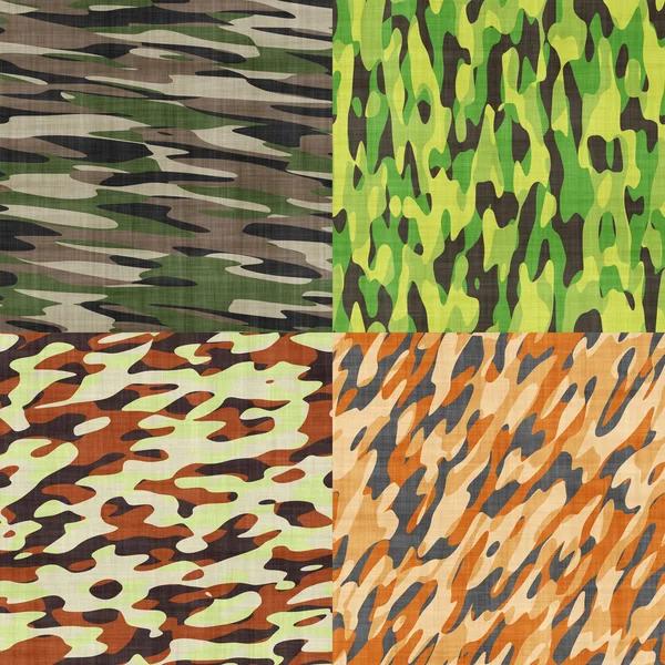 Camouflage pattern pack — Stock Photo, Image