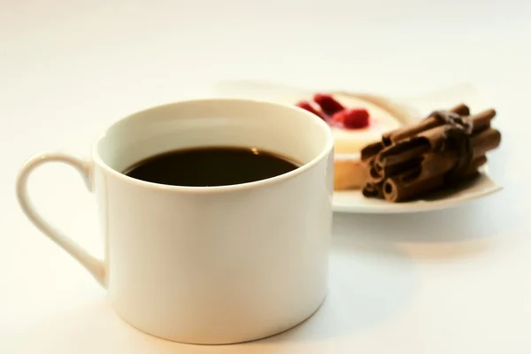 Кава і тістечка — стокове фото