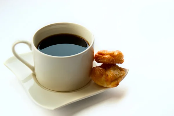Egy Csésze Kávé Pékség — Stock Fotó