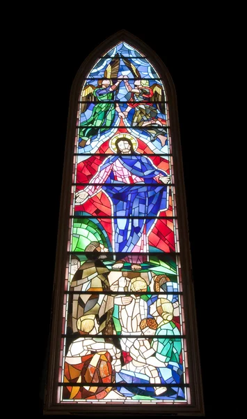 stock image Stained glass window in Washington Masonic National Memorial