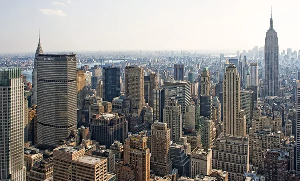 Manhattan skyline Stockbild