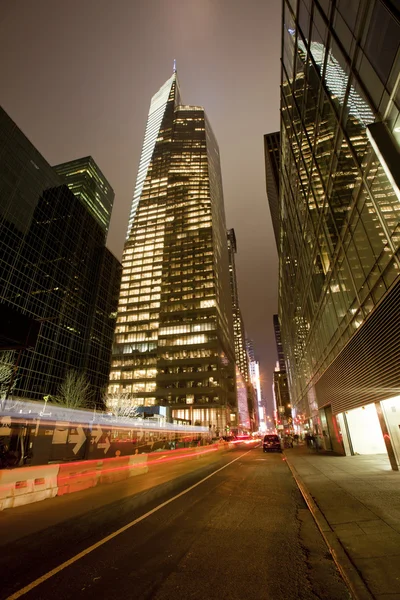 New York City at night — Stock Photo, Image