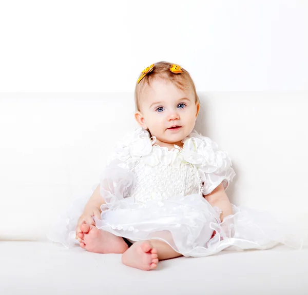 Søte lille jente – stockfoto