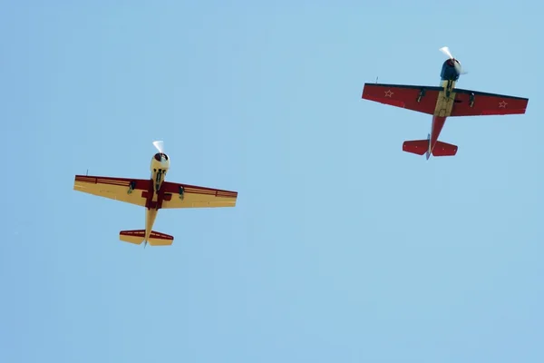 Twee schroef-aangedreven vliegtuigen 2 — Stockfoto