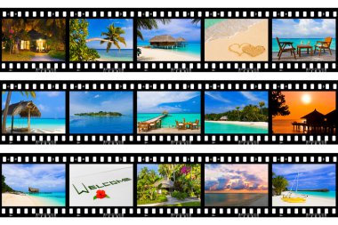 Frames of film - nature and travel (my photos) clipart