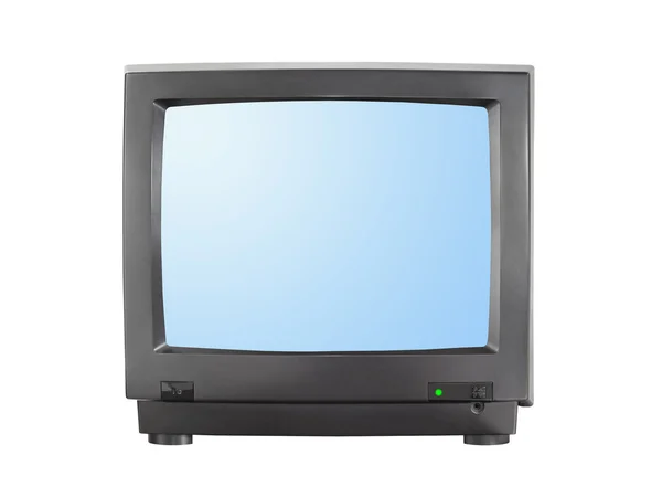 TV avec écran blanc — Photo
