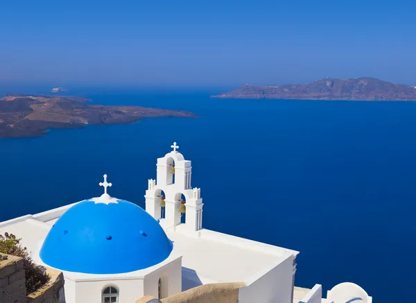 Santorini kerk - Griekenland — Stockfoto