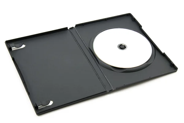 DVD w plastikowe pudełko — Zdjęcie stockowe