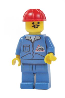 Toy worker, builder man lego clipart