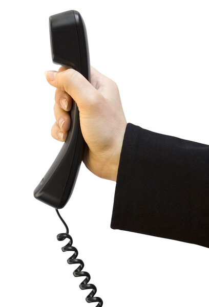 Трубка в руке
