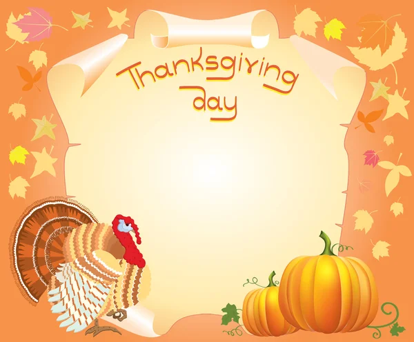Thanksgiving postcard — Stock Photo, Image