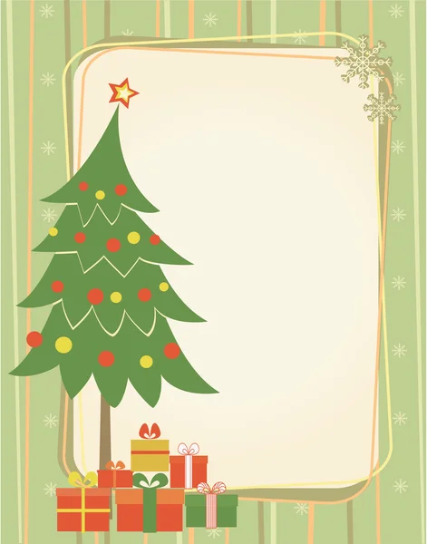 Cartão de Natal.Estilo retro — Fotografia de Stock