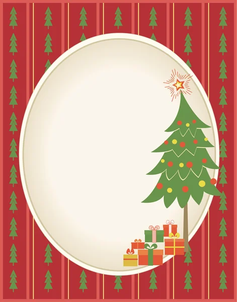 Karácsonyi card.retro stílus — Stock Fotó