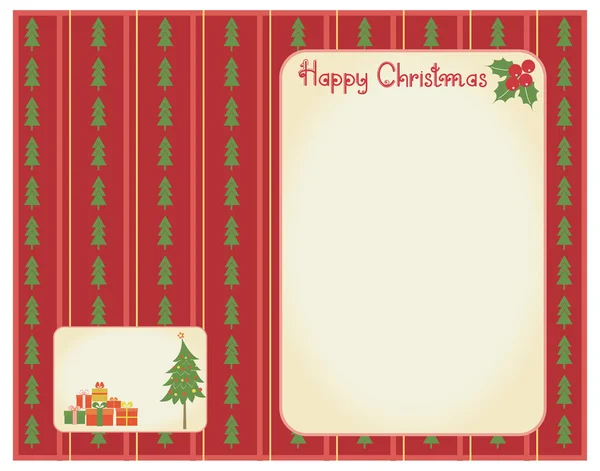 クリスマス card.retro スタイル — ストック写真