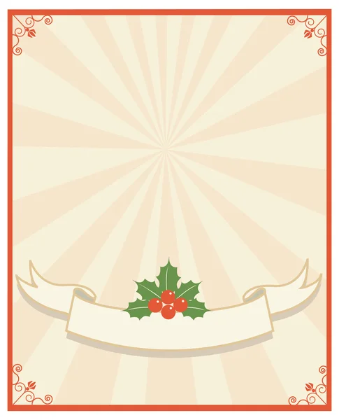 Kerstmis scroll — Stockfoto