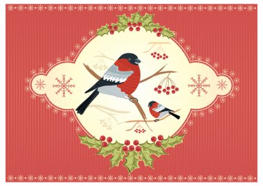 Christmas card clipart